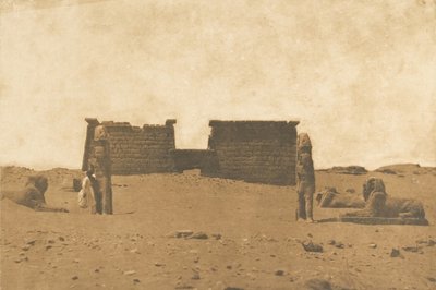 Dromos do Templo de Sebona, 3 de Abril de 1850. de Maxime Du Camp