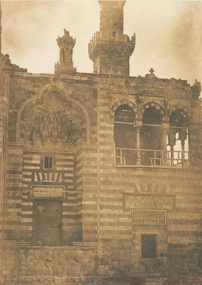 Entrada do túmulo do sultão Bezkouk, Cairo, dezembro de 1849 a janeiro de 1850. de Maxime Du Camp