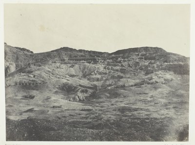 Gournah, Necrópole de Tebas, Tebas, 184951, impresso em 1852. de Maxime Du Camp