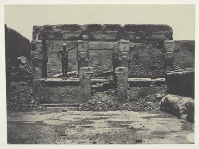 Grande Templo de Dendera (Teutyres), Alto Egito de Maxime Du Camp