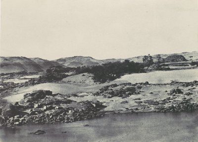 Alto Egipto. Entrada para a Primeira Catarata, 1850. de Maxime Du Camp