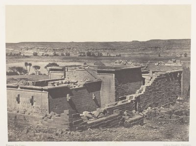 Kalabscheh, Vista Geral do Templo de Kalabscheh (Talmis); Núbia de Maxime Du Camp