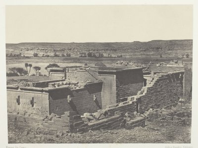 Kalabscheh, Vista Geral do Templo de Kalabscheh (Talmis); Núbia de Maxime Du Camp