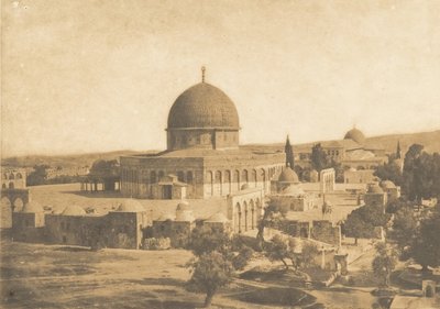A Mesquita de Omar, Jerusalém, Agosto de 1850. de Maxime Du Camp