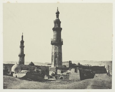 Mesquita de Aly-Bey, Girgeh, Alto Egito, chapa 15 do álbum "Egypte, Nubie, Palestine et Syrie" (1852) de Maxime Du Camp