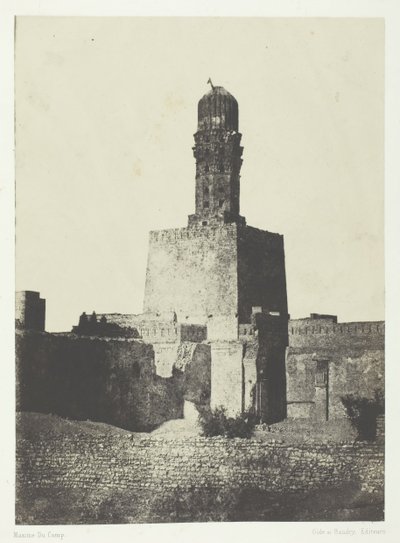 Mesquita do Khalifa Haakem Biamrillah, Kairo, 184951, impresso em 1852. de Maxime Du Camp