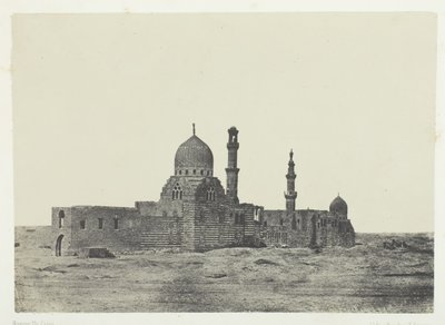 Mesquita e Túmulo dos Ayubitas, Kairo, 184951, impresso em 1852. de Maxime Du Camp
