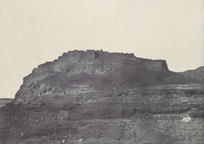 Núbia. Fortaleza de Ibrym, Ancient Premmis. Vista do sul, 1850. de Maxime Du Camp