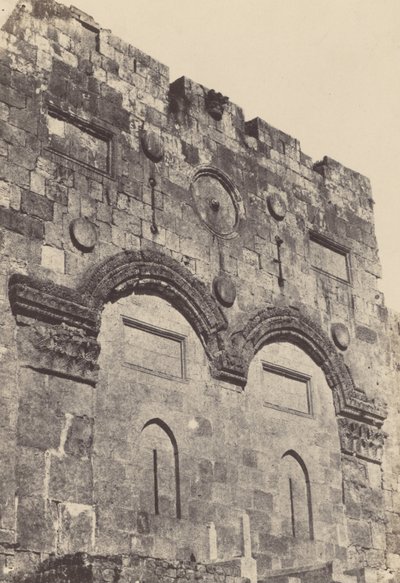 Palestina. Jerusalém. portão Dourado de Maxime Du Camp