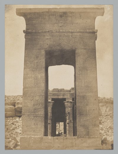 Propileu do templo de Dendur (Trópico de Câncer) de Maxime Du Camp
