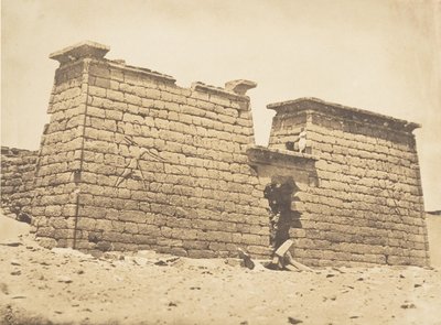 Pilares do Templo de Sebona, 3 de Abril de 1850. de Maxime Du Camp
