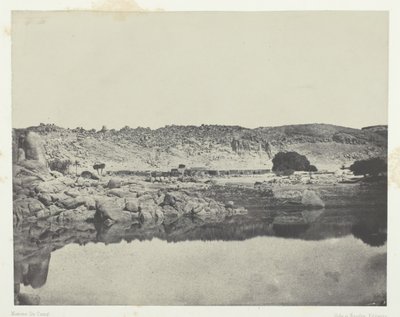 North Bank of the Nile Village of Abu-Koli, View taken North of Philoe, Nubia, 184951. de Maxime Du Camp