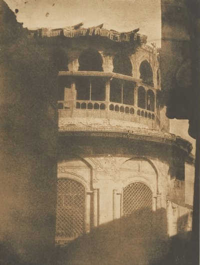Sibila ou Fonte e Escola de Souk-el-asr, Cairo, dezembro de 1849 a janeiro de 1850. de Maxime Du Camp