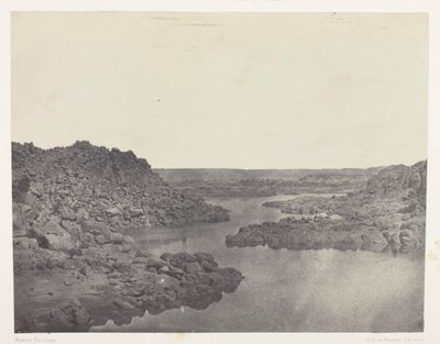 Saída da Primeira Catarata, Alto Egito de Maxime Du Camp