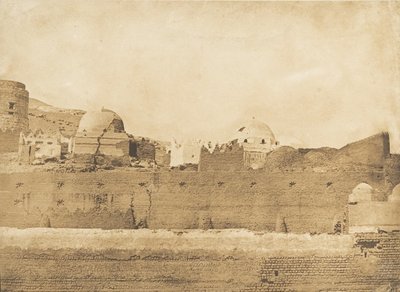 Túmulos muçulmanos em Siut, 1849-50. de Maxime Du Camp