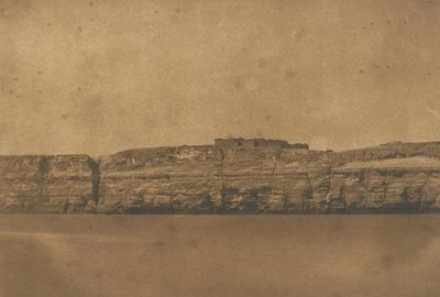 Vista de Djebel-el-teir e do Convento da Polia, 1850. de Maxime Du Camp