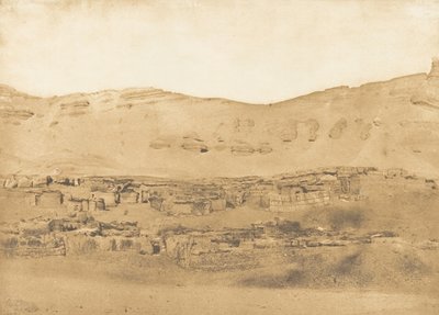 Vista da Aldeia de Garara, 1850. de Maxime Du Camp