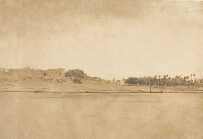 Vista geral do Esné No. 3, Ponto Norte, 1849-50. de Maxime Du Camp