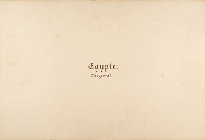Egipto, Núbia, Síria: Paisagens e Monumentos, 1849-50. de Maxime Du Camp
