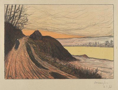 A Estrada de Gaud La Route de Gaud, 1893. de Maxime Emile Louis Maufra