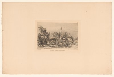 Vista do Trocadero Le palais algerien au Trocadero (título no objeto) de Maxime François Antoine Lalanne