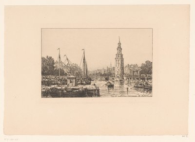 Vista da torre Montalban em Amesterdão
Tour de Montalban Amsterdão de Maxime François Antoine Lalanne