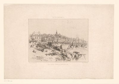 Gezicht op de haven van Trouville
O antigo porto de Trouville (título sobre o objecto)
La vie élégante (título da série sobre o objecto) de Maxime François Antoine Lalanne