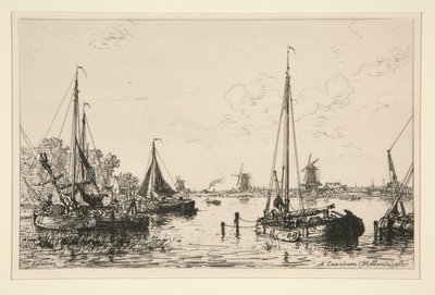 A Zaandam, Holanda (Em Zaandam, Holanda) de Maxime Lalanne