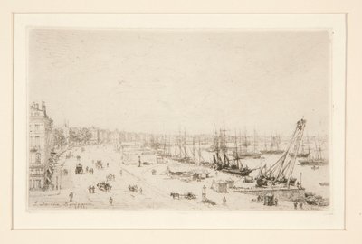 Bordeaux, quai des Chartrons de Maxime Lalanne
