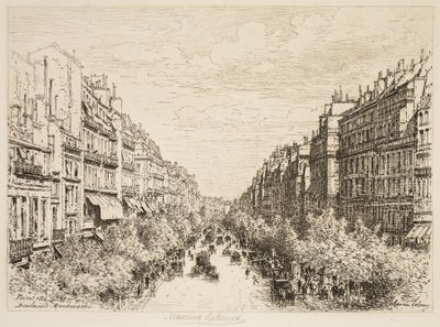 Boulevard Montmartre, Paris de Maxime Lalanne
