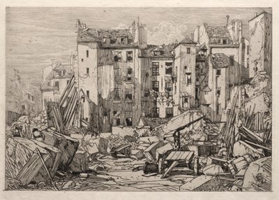 Demolição de casas antigas em Paris de Maxime Lalanne