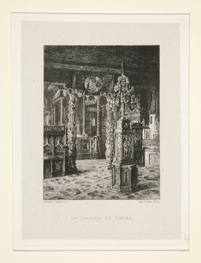 A Galeria Oak, pl. 6 da suíte no Victor Hugo (Victor Hugo). de Maxime Lalanne