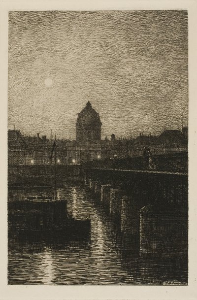A ponte das artes de Maxime Lalanne