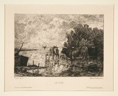 Le gue (O Ford) de Maxime Lalanne