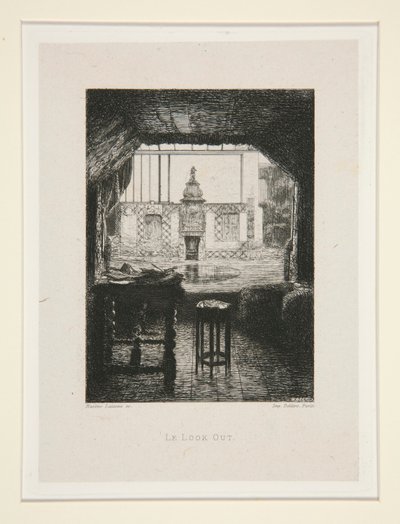 Le look out, pl. 10 da suite Chez Victor Hugo (Victor Hugo de Maxime Lalanne