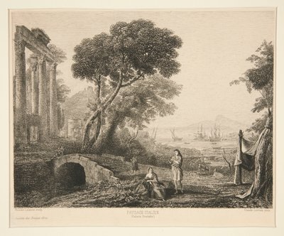 Paysage Italien (Paisagem Italiana) de Maxime Lalanne