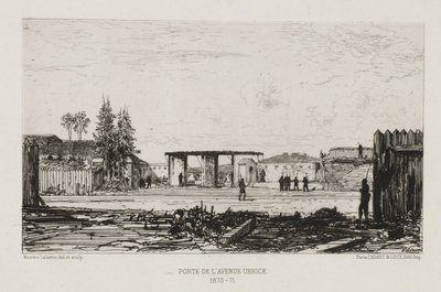 Porta da Avenida Uhrich de Maxime Lalanne