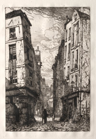 Rue des Marmousets (antiga Paris) de Maxime Lalanne