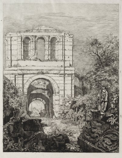 Ruínas do Palais Gallien em Bordéus de Maxime Lalanne