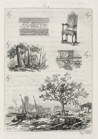 Tratado de Gravura com Água Forte: Ilustração 4, 1866. de Maxime Lalanne