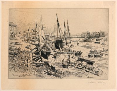 Um antigo porto da Normandia de Maxime Lalanne