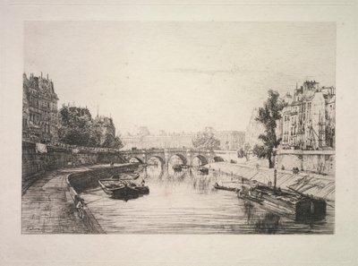Vista da ponte St. Michel de Maxime Lalanne