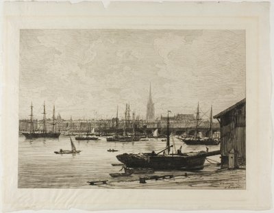 Vista de Bordéus de Maxime Lalanne