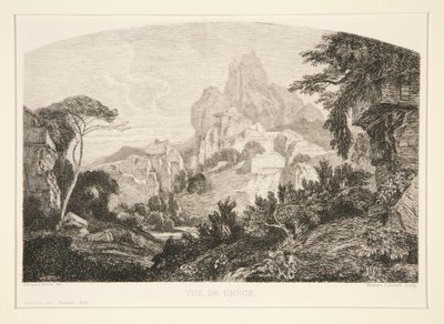 Vue de Gr?ce (Vista da Grécia) de Maxime Lalanne
