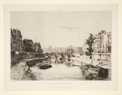 Vista tirada da Pont Saint-Michel de Maxime Lalanne