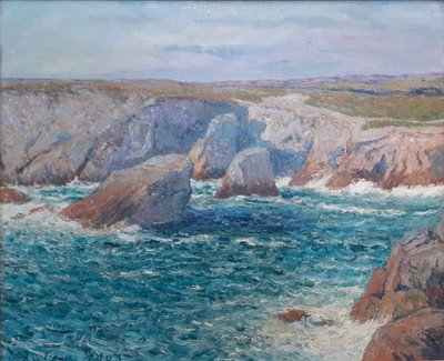 La crique, costa selvagem, Quiberon de Maxime Maufra