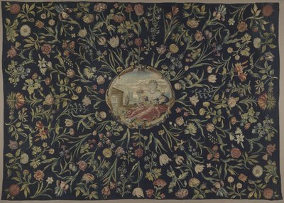 Capa de mesa
Capa de mesa com a personificação da Flora e um padrão floral de Maximiliaan van der Gucht (possibly)