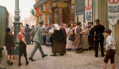 Venda de pão âncora no terceiro distrito de Viena de Maximilian Lenz