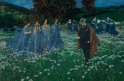 Un monde - A World, de Lenz, Maximilian (1860-1948). Óleo sobre tela de Maximilian Lenz