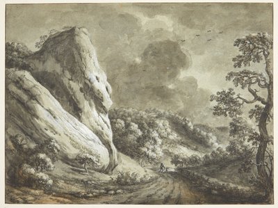 Estrada entre rochas e encostas arborizadas de Maximilian Neustück